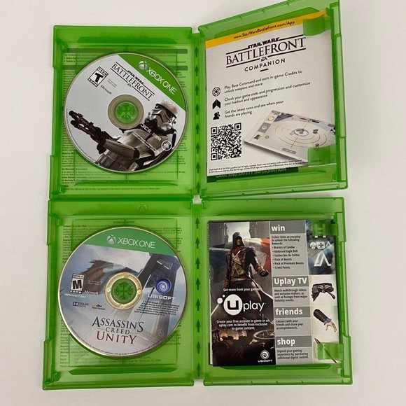 Star Wars Battlefront Deluxe + Assassin's Creed Unity - Xbox One Video Game Lot - Picture 3 of 5